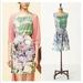 Anthropologie Dresses | Dream Daily/Anthropologie Silk Spring Dress Dice S | Color: Green/Purple | Size: S