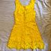 Anthropologie Dresses | Anthropologie (Ark & Co) Yellow Lace Dress | Color: Yellow | Size: S