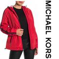 Michael Kors Jackets & Coats | Michael Kors Sleeve Tape Logo Jacket | Color: Red | Size: Various