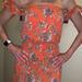 American Eagle Outfitters Dresses | American Eagle Off The Shoulder Dress | Color: Orange/Purple/Red/White | Size: S