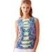 Lilly Pulitzer Tops | Lilly Pulitzer Iona Sleeveless Silk Shell | Color: Blue/Purple | Size: S