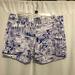 Lilly Pulitzer Shorts | Euc Size 4 Lilly Pulitzer Callahan Shorts | Color: Purple/White | Size: 4