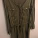 American Eagle Outfitters Dresses | American Eagle Army Green Long Sleeve Dress | Color: Green | Size: M