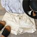 American Eagle Outfitters Shorts | Aeo Khaki Shorts | Color: Cream | Size: 0