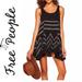 Free People Dresses | 2/$25 Free People Polka Dot And Lace Dress | Color: Black/Gray | Size: S