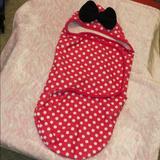 Disney Other | Disney Baby - Minnie Mouse Bath Wrap | Color: Pink/White | Size: Osbb