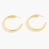 J. Crew Jewelry | Alison Lou X J.Crew Crystal-Studded Hoop Earrings | Color: Gold | Size: Os