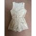 American Eagle Outfitters Dresses | American Eagle Lace Romper | Color: Cream/White | Size: M