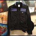 Adidas Jackets & Coats | Adidas Boys Full Zip Athletic Jacket S | Color: Black/Blue | Size: Sb