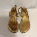 Tory Burch Shoes | Guc Size 9 Tory Burch Wedge Sandals | Color: Gold | Size: 9
