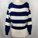 Free People Sweaters | Free People Candyland Sweater Blue White Stripe | Color: Blue/White | Size: S