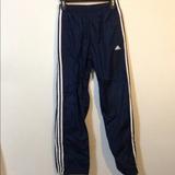 Adidas Bottoms | Adidas Youth Lined Athletic Joggers Size 14/16 | Color: Blue/White | Size: 14/16