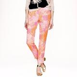 J. Crew Pants & Jumpsuits | J. Crew Collection Neon Floral Jacquard Pant | Color: Orange/Pink | Size: 0