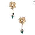 Anthropologie Jewelry | Anthropologie Gold Flower Earrings Nwt | Color: Gold | Size: Os
