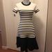 Kate Spade Dresses | Kate Spade Stripe Scuba Knit Dress | Color: Black/White | Size: Various