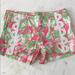Lilly Pulitzer Shorts | Brand New Lilly Pulitzer Shorts With Tags Size 4 | Color: Green/Pink | Size: 4