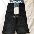 American Eagle Outfitters Jeans | American Eagle Skinny Jegging Sz 4r | Color: Black | Size: 4