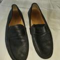 Coach Shoes | *Pre Loved* Coach Men's Leather Black Driver Shoe | Color: Black | Size: 13d