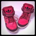 Adidas Shoes | Adidas Adi-Rise Mid Sneakers | Color: Red | Size: 8.5