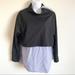 Anthropologie Tops | Anthro Drew | Colorblock Popover Sweater | Color: Black/Blue | Size: S