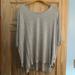 American Eagle Outfitters Tops | American Eagle Tee | Color: Gray/White | Size: L