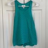 American Eagle Outfitters Tops | American Eagle Outfitters Cut Out Tank | Color: Green | Size: M