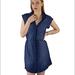 Anthropologie Dresses | Cloth & Stone Cotton Soft Shirt Dress Size Sm | Color: Blue | Size: S
