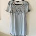 American Eagle Outfitters Dresses | Aeo Embellished Dress | Color: Gray/Silver | Size: 6