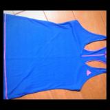 Adidas Tops | Adidas Racerback Athletic Tank Top Size M | Color: Blue/Pink | Size: M