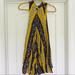 Free People Dresses | Free People Halter Dress | Color: Black/Gold | Size: Xs