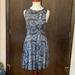 American Eagle Outfitters Dresses | American Eagle Paisley Soft And Sexy Cutout Dress | Color: Black/Blue | Size: Xxs