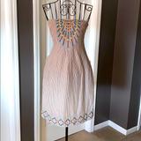 Anthropologie Dresses | Anthropologie Strapless Dress By Mauve | Color: Cream/Tan | Size: 2