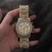 Michael Kors Accessories | Beautiful Gold Michael Kors Watch! Barely Worn! | Color: Cream/Gold | Size: Os