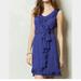 Anthropologie Dresses | Anthropologie Baraschi Royal Purple Ruffle Dress | Color: Blue/Purple | Size: 6