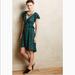 Anthropologie Dresses | Hd In Paris Ruffled Wrap Dress Green Size 0 Anthropologie | Color: Black/Green | Size: 0