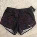 Nike Shorts | New-Women's Nike Purple/Black Running Shorts Xs | Color: Black/Purple | Size: Xs