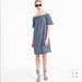 J. Crew Dresses | Jcrew Off The Shoulder Chambray Dress | Color: Blue | Size: 2