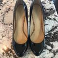 Nine West Shoes | 7.5 Nine West Black Patent Leather Pumps | Color: Black | Size: 7.5