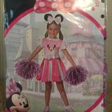 Disney Costumes | Disney Minnie Mouse Cheerleading Outfit | Color: Pink | Size: 2t