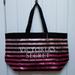 Victoria's Secret Bags | New Victoria's Secret Large Weekender Bag | Color: Black/Pink | Size: Os