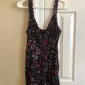 American Eagle Outfitters Dresses | American Eagle Outfitters Floral Romper Size M | Color: Blue/Red | Size: M