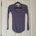 Free People Tops | Free People Purple Long Sleeve Top Size Xs | Color: Purple | Size: Xs