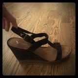 American Eagle Outfitters Shoes | American Eagle Brown Wedges | Color: Brown | Size: 7