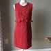 Anthropologie Dresses | Hi There Karen Walker Boucle Tweed Sheath Dress | Color: Red | Size: 6