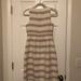 J. Crew Dresses | J Crew Striped Basketweave Dress Red/White 6 | Color: Red/White | Size: 6
