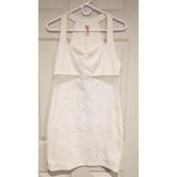 Free People Dresses | *Worn Once* Free People White Mesh Bodycon Dress | Color: White | Size: L