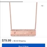 Michael Kors Other | Authentic Michael K Rose Good Necklace | Color: Gold | Size: Os