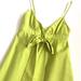 J. Crew Dresses | J. Crew Spaghetti Strap Dress | Color: Green/Yellow | Size: 6p