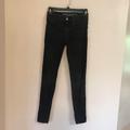 American Eagle Outfitters Jeans | Aeo Size 0 Black Jean Leggings! | Color: Black | Size: 0