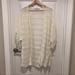 Zara Jackets & Coats | Boho Zara Beach Coverup | Color: Cream/White | Size: M